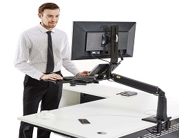 Get Your Room Organized: Buy Sit Stand Computer Workstation and TV Wall Brackets