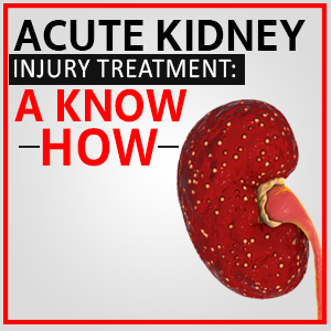 Acute kidney injury treatment: A know how