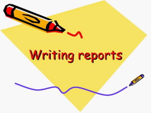 Useful Guidelines for Report Writing: Info Students Should Know