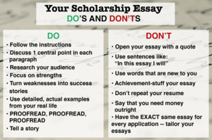 Don't Look Back! Find Scholarship Essay Help Today!